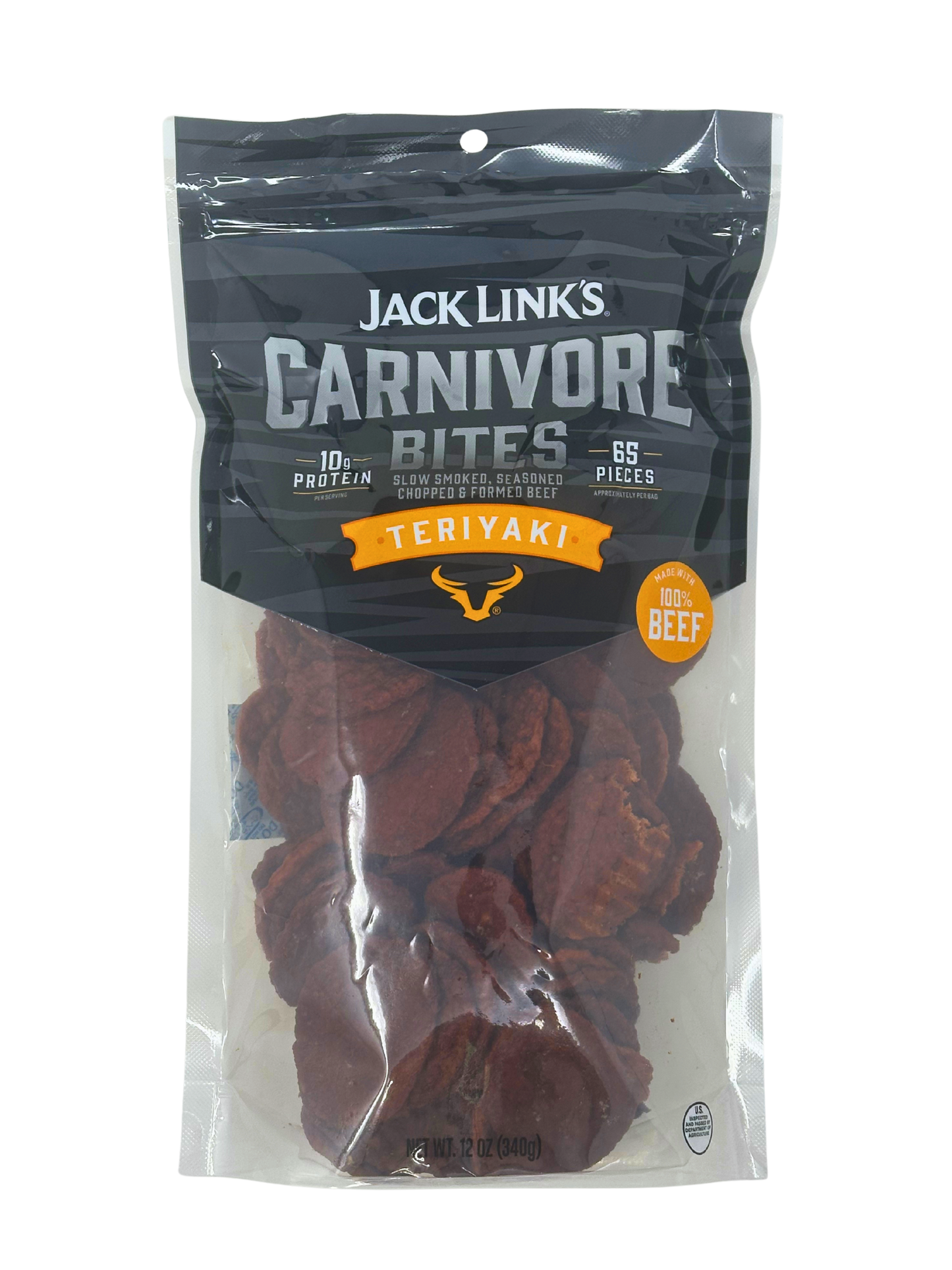 J.L. Carnivore Bites Teriyaki 12oz.