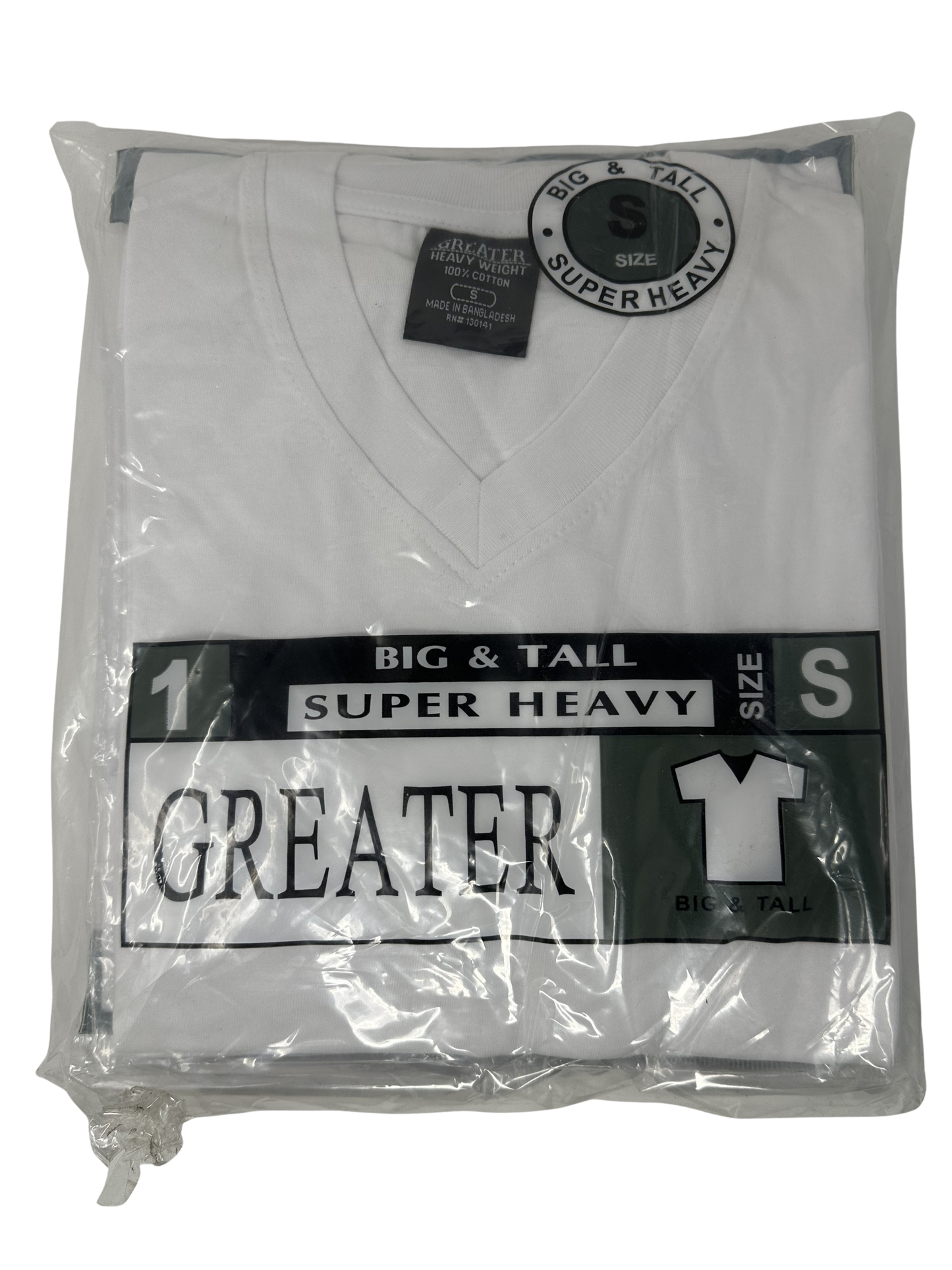Sm White V-Neck Shirt