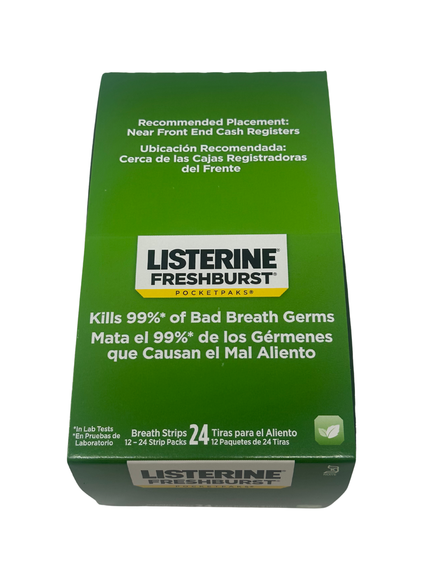 Listerine Fresh Burst Strip (12-2pcks/dsp)