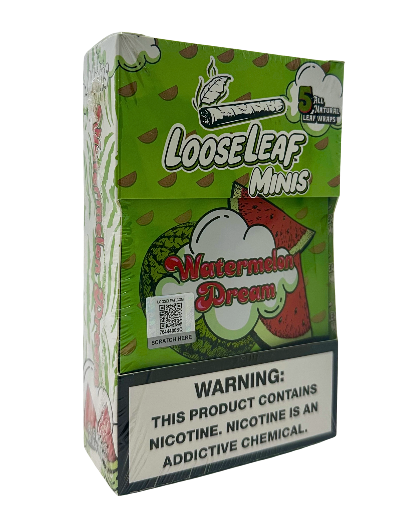 LooseLeaf Minis All Nat 5pk Wraps Watermelon Dream
