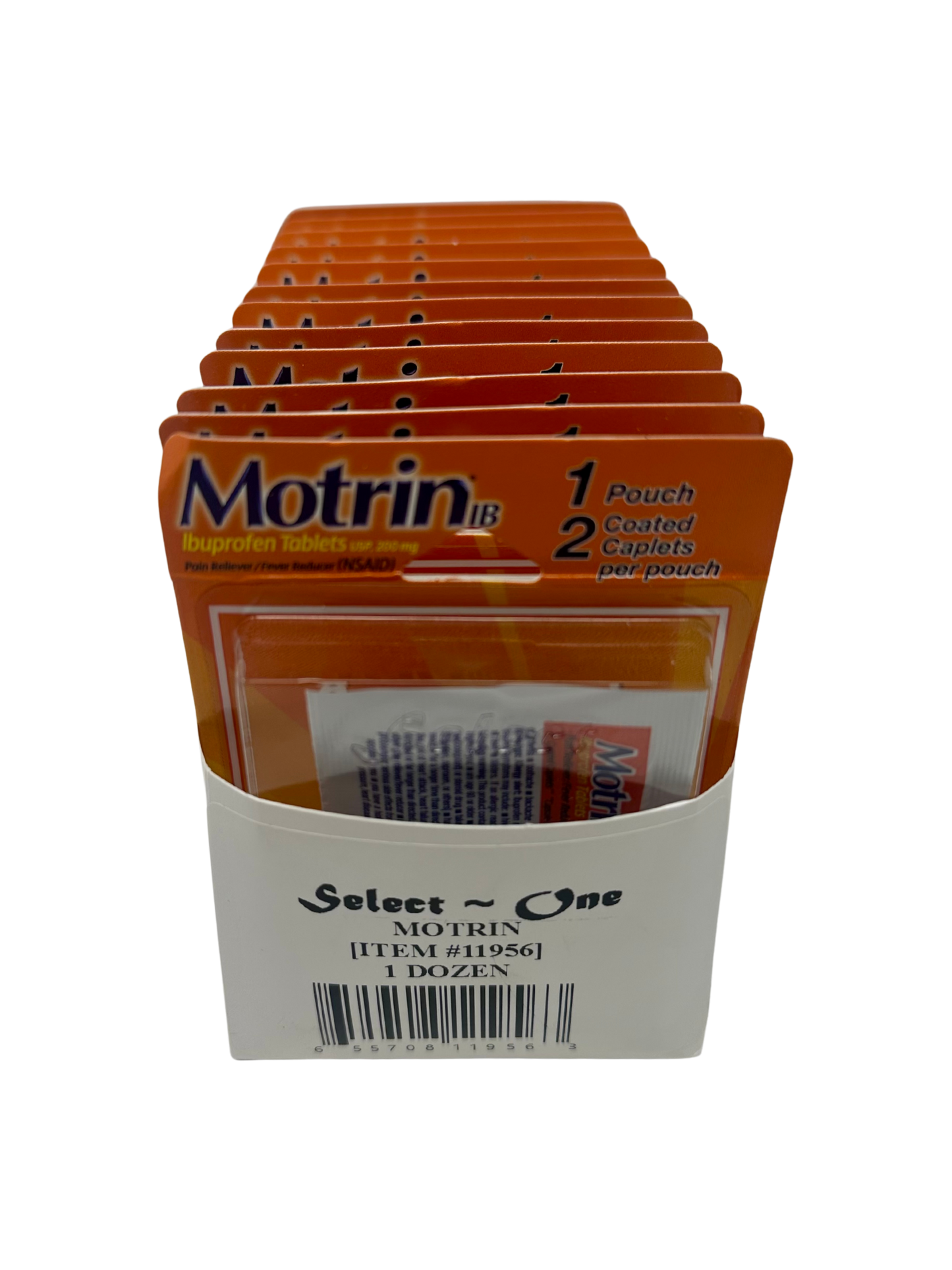 Motrin Single Blister Back