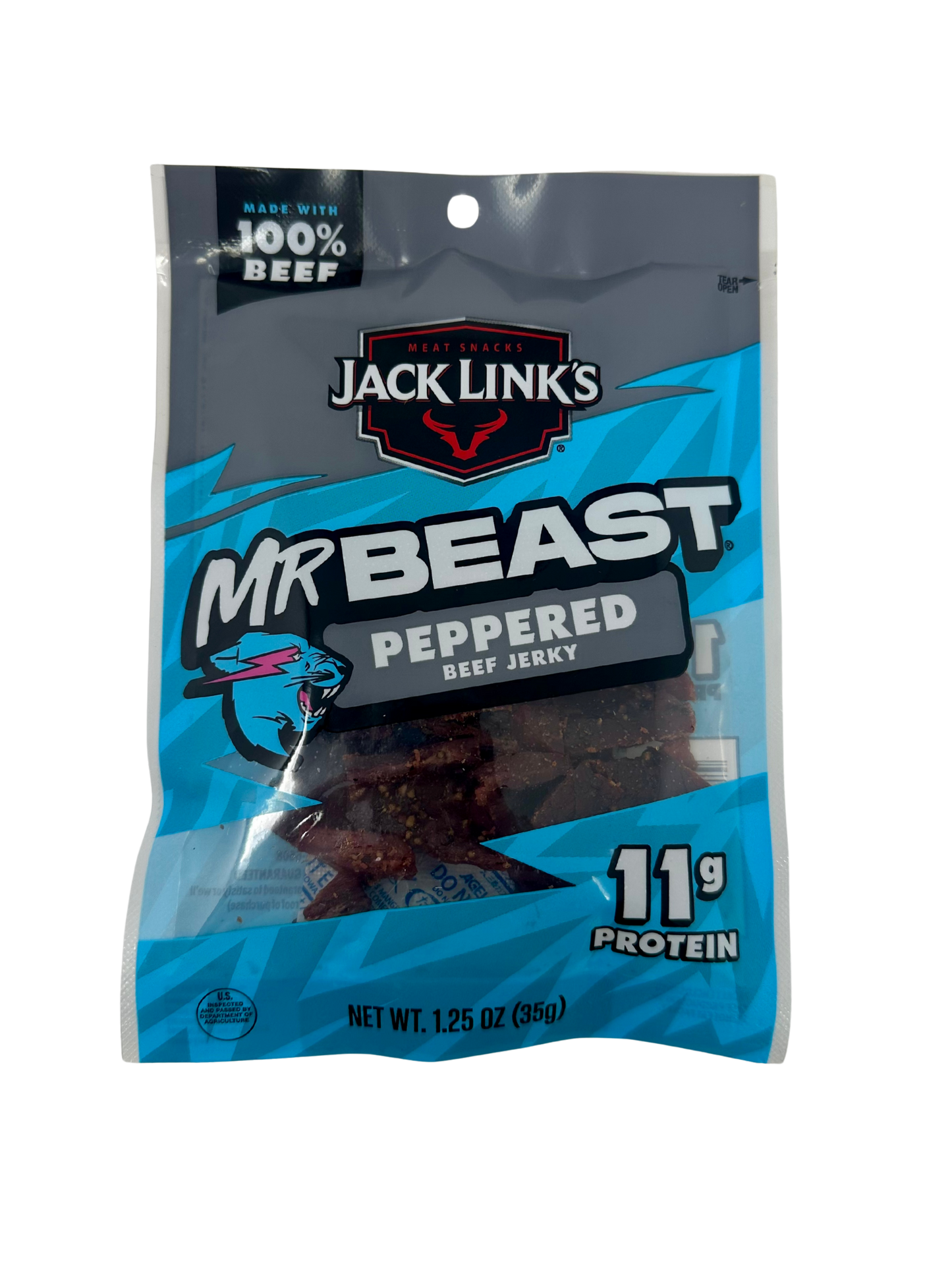J.L. Sm Peppered Jerky Bag 1.25oz