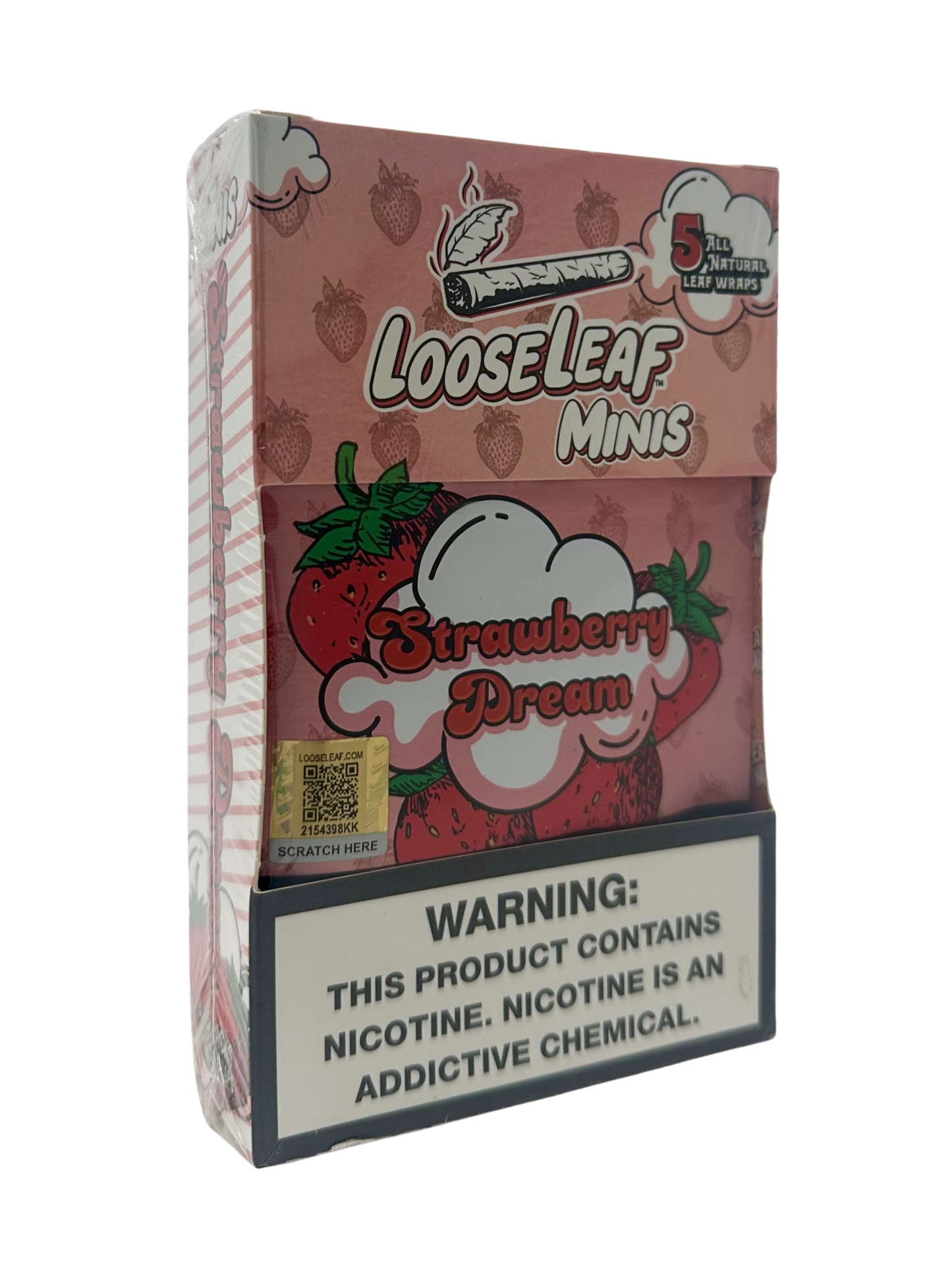 LooseLeaf Minis All Nat 5pk Wraps Straw Dream