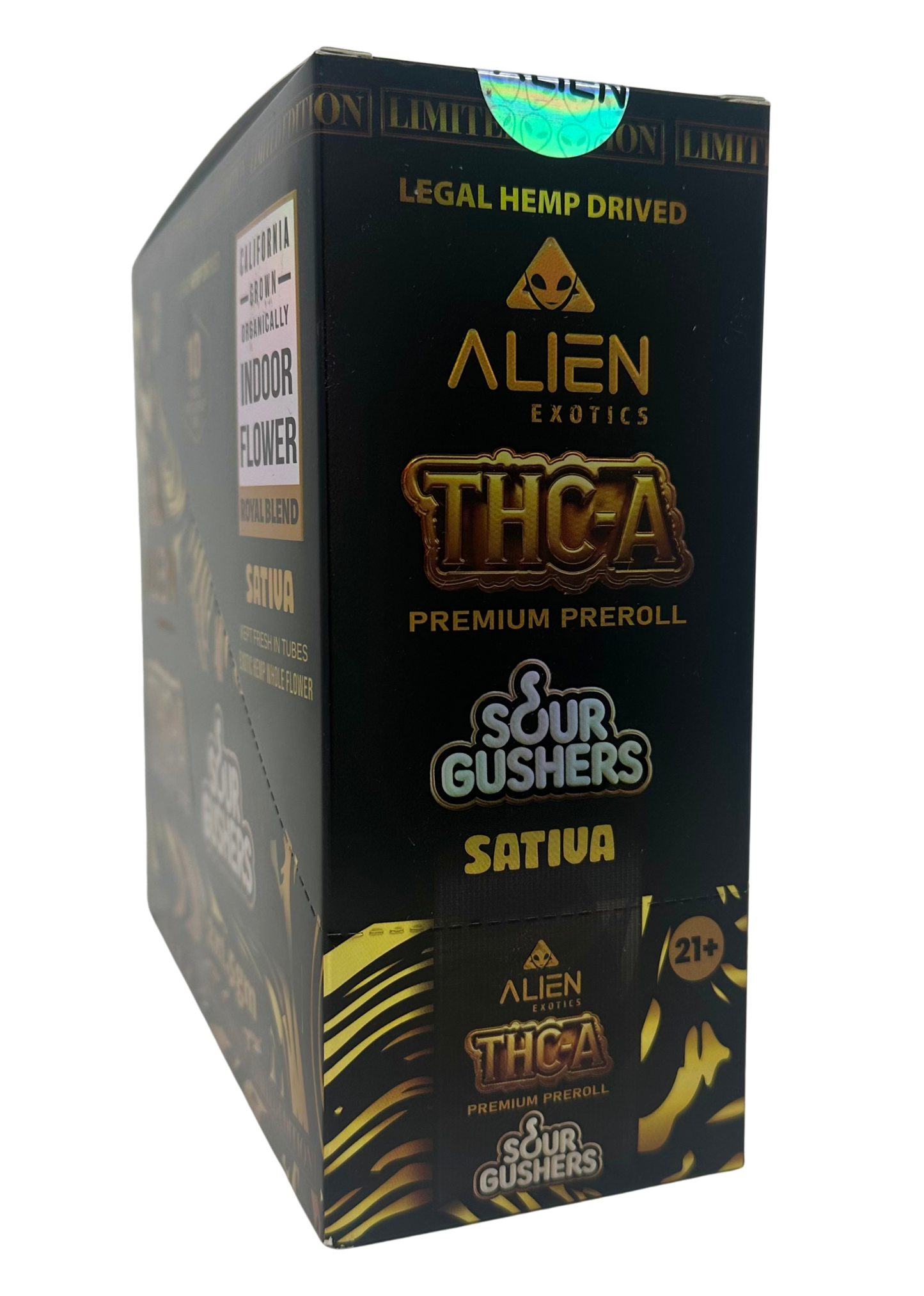 Alien Exotics Black Ed Pre-Roll (2x1.5g) Sour Gushers (Sat)