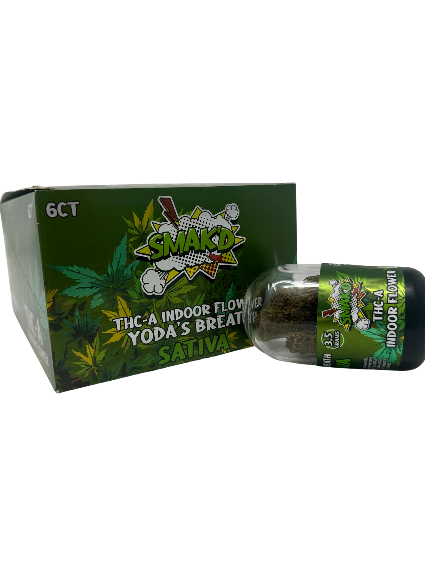 (Sat) Smak'd Yoda's Breath 3.5gm THC-A Flower