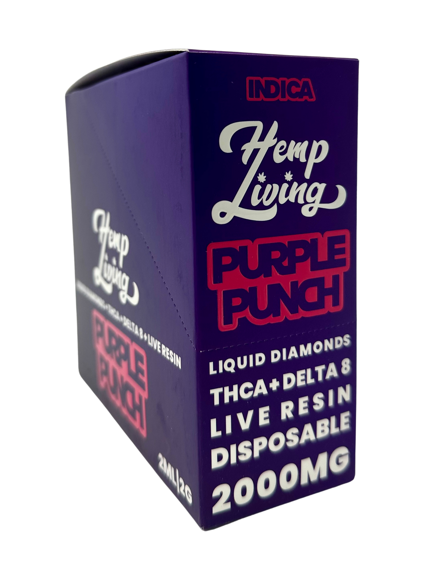 Hemp Living 2g D8 Disp Purple Punch (Ind)