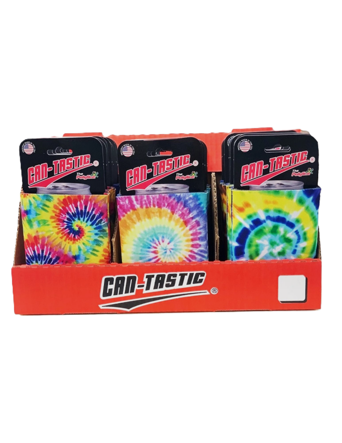 Tie-Dye Slim-Tastic Can Cooler Strip