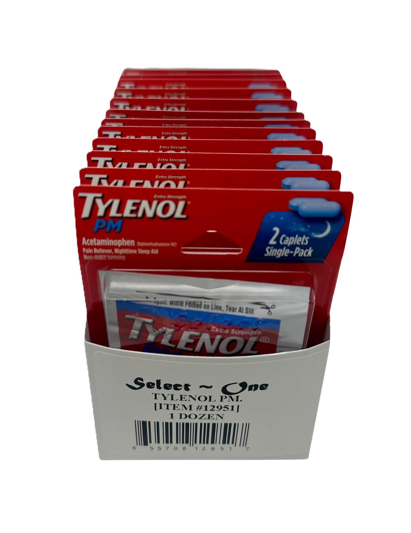 Tylenol PM Single Blister Back