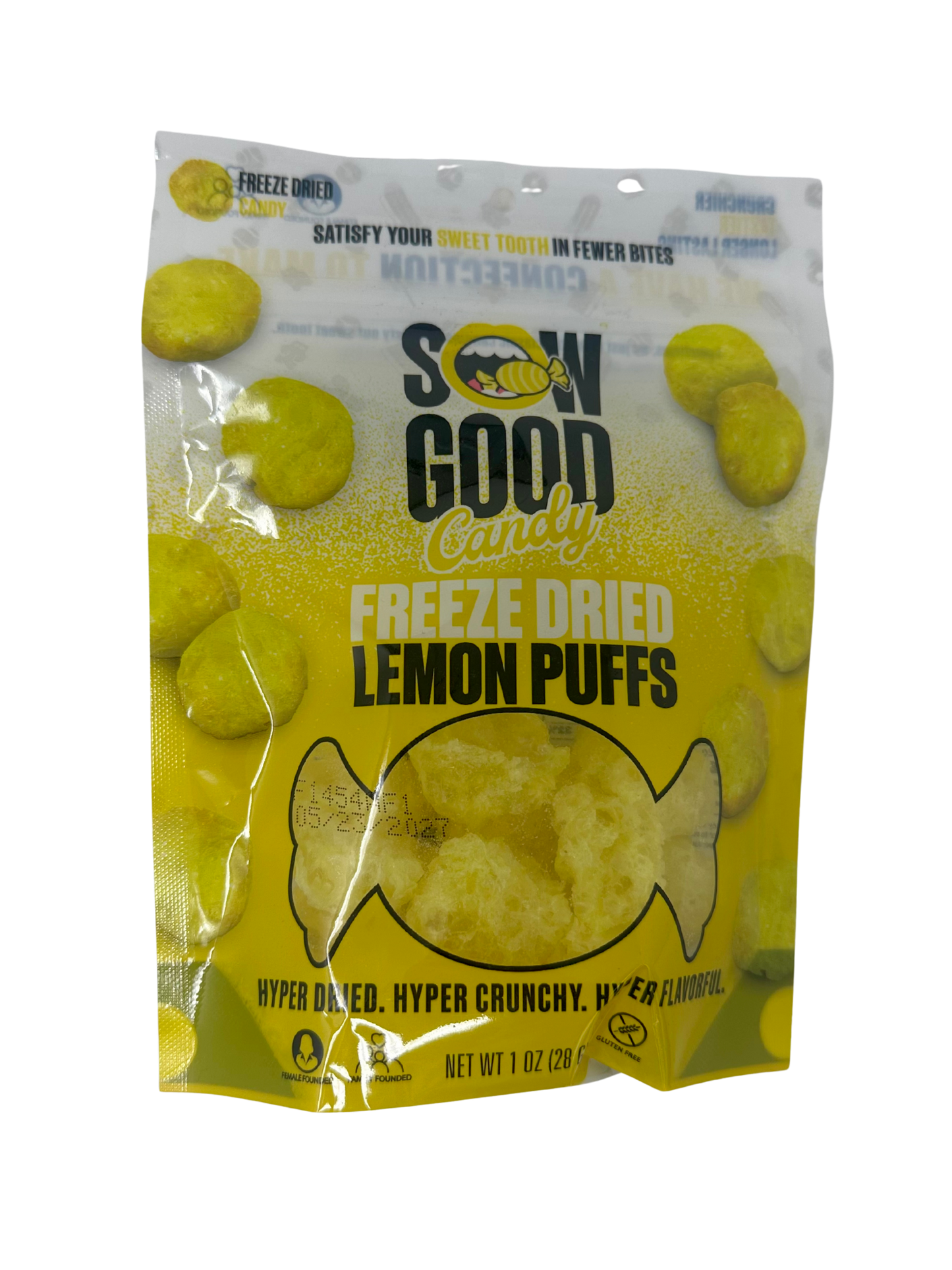 Freeze Dried Lemon Puffs Candy