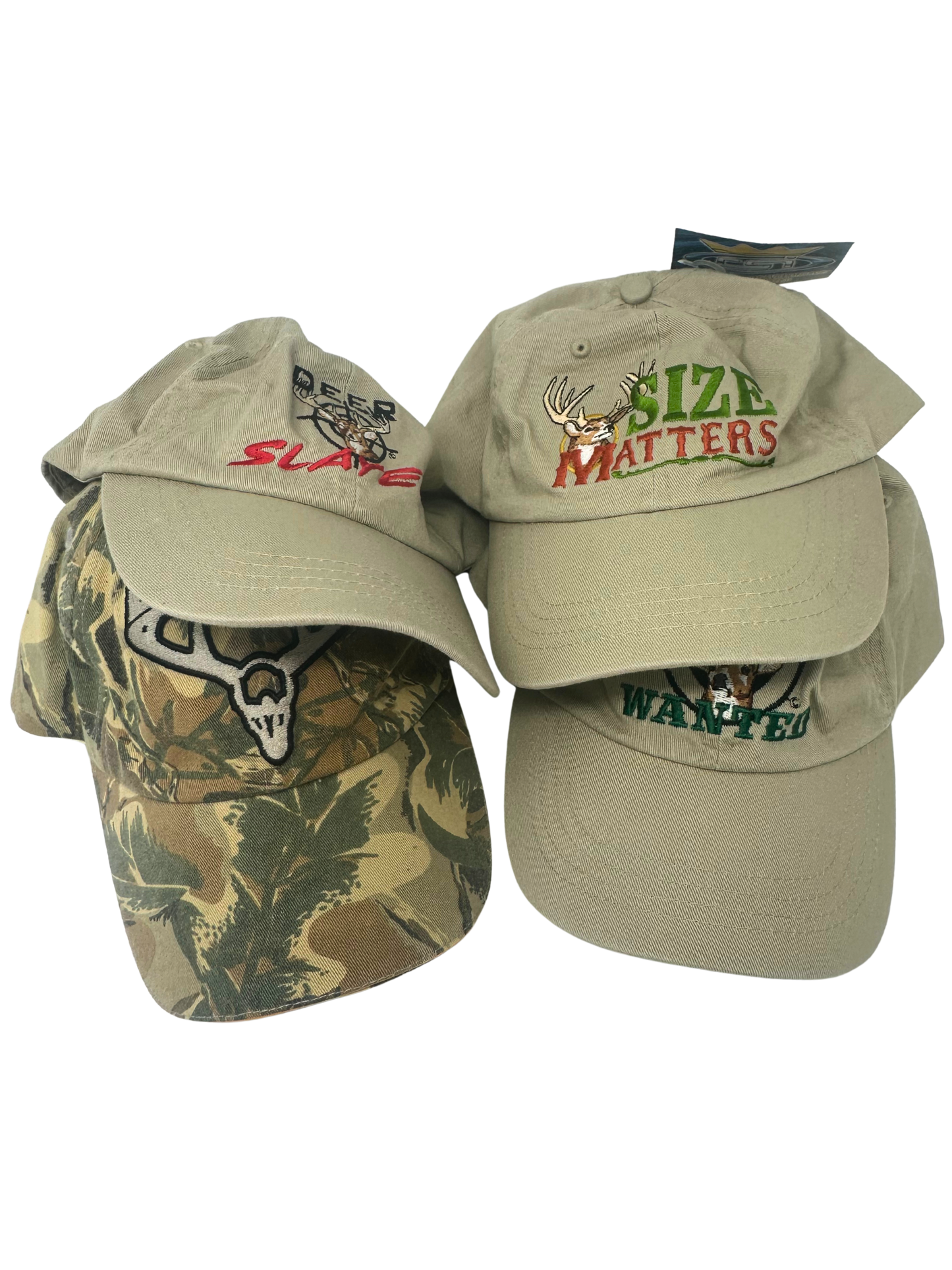 Tan Hunting Cap w/ Asst Sayings