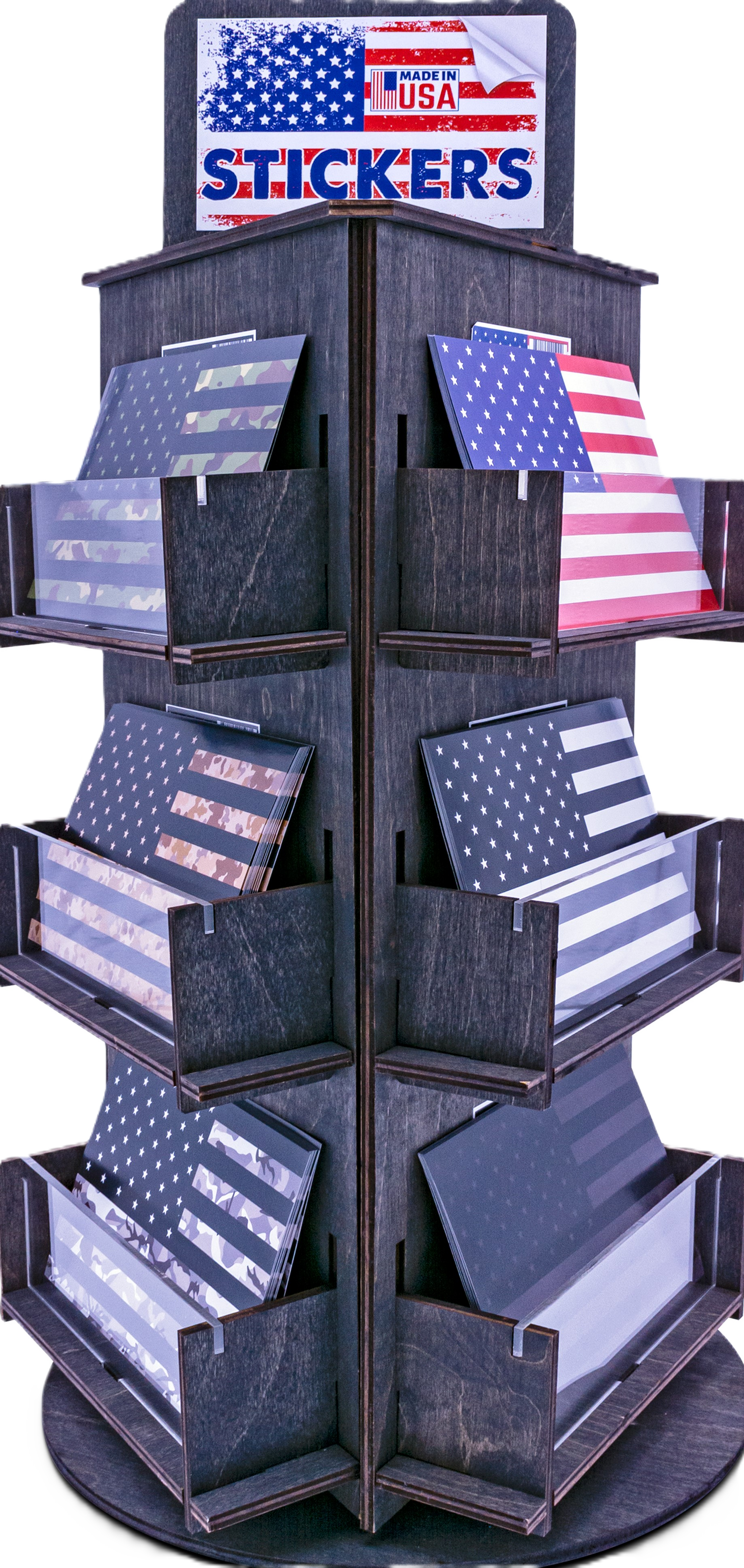 USA Flag Sticker Counter Dsp