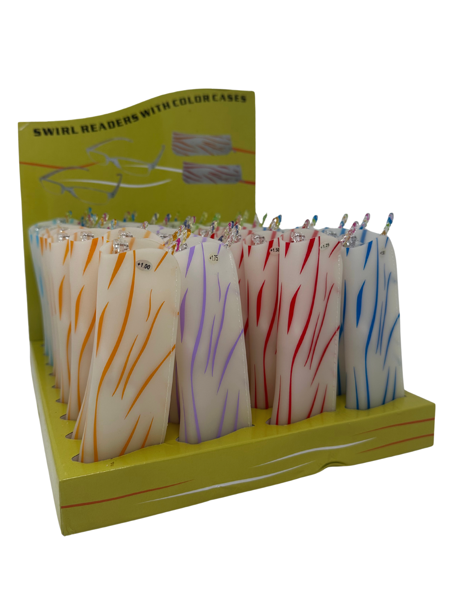 Swirl Readers w/ Matching Pouch
