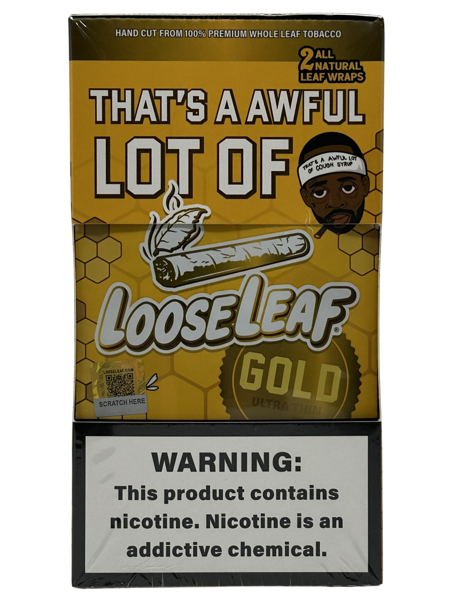 LooseLeaf 2-Pack Wraps Gold Honey Bourbon