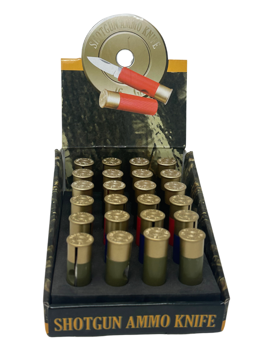 Shotgun Shell Pocket Knife Display