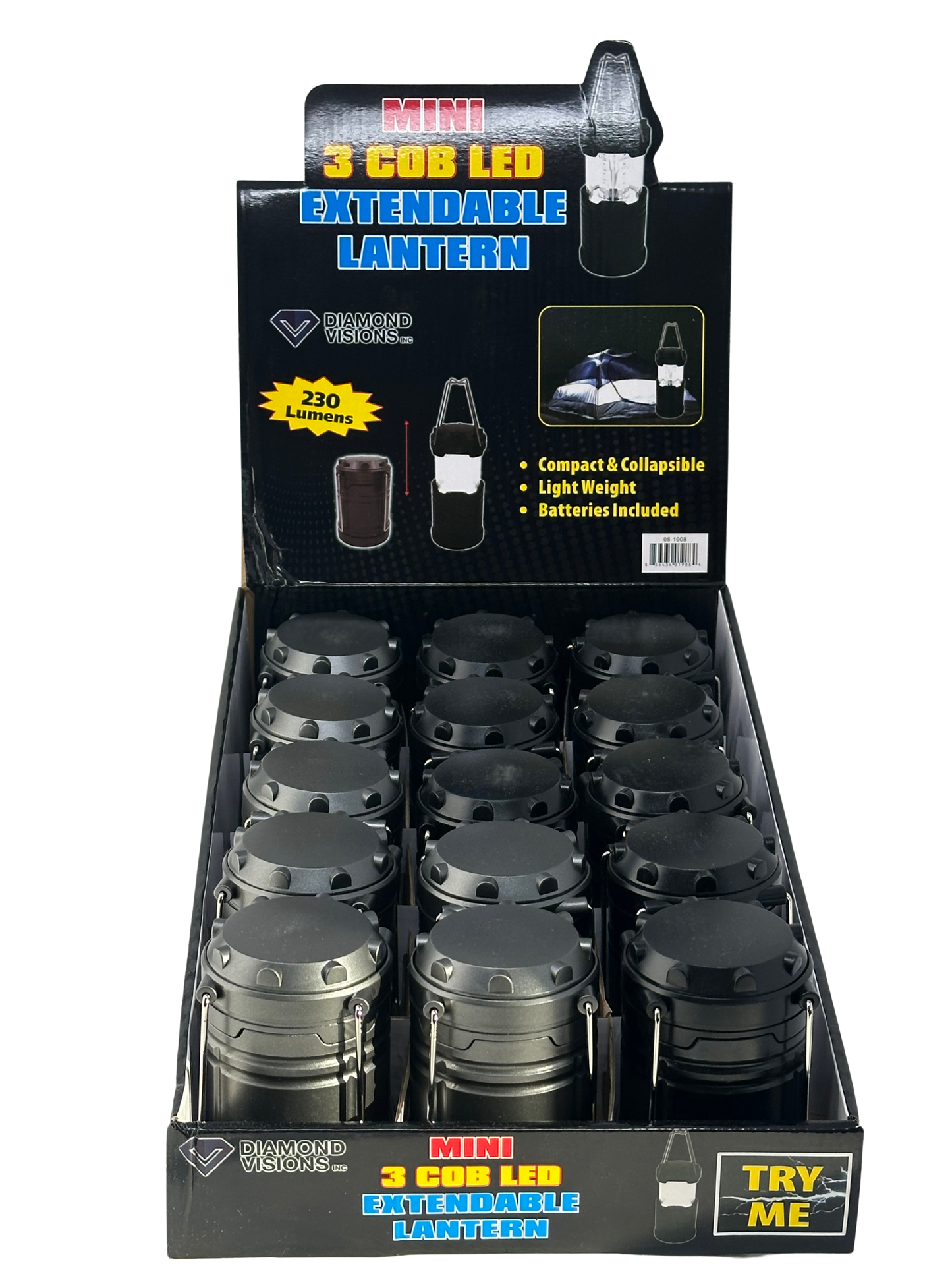 COB LED Pop-Up Mini Lantern