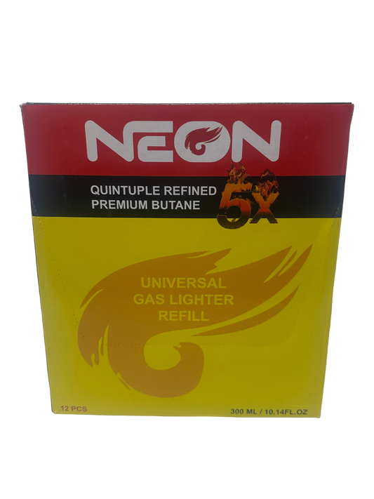 5X Neon 300ml Premium Butane