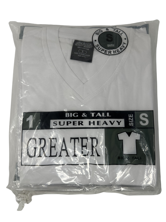 Sm White V-Neck Shirt