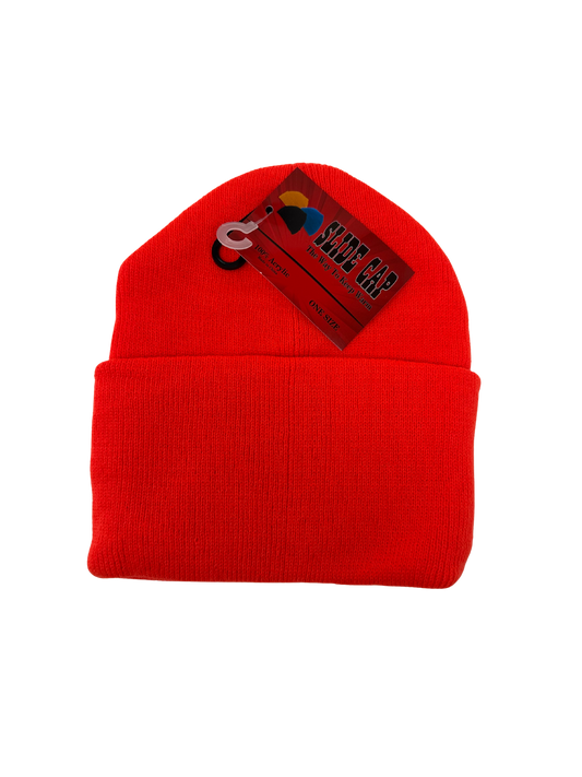 Blaze Orange Knit Hats