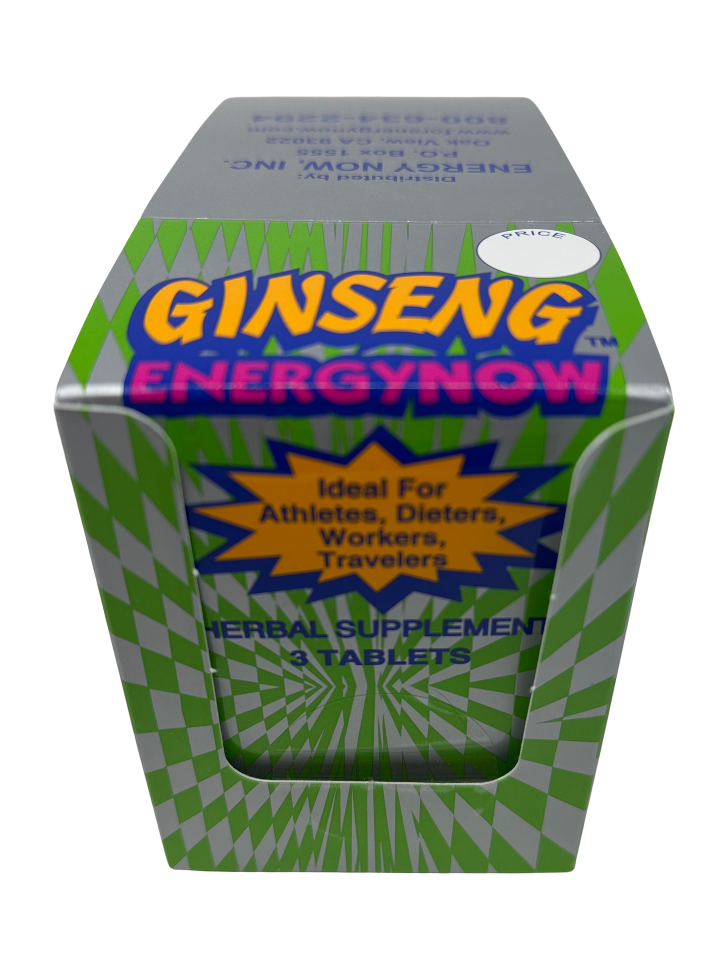 Green Ginseng Energy Now Pkg
