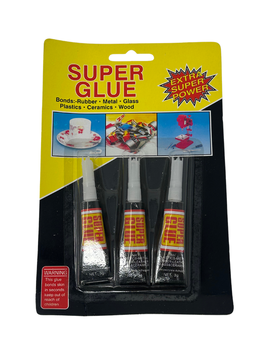 Super Glue 3 Pack