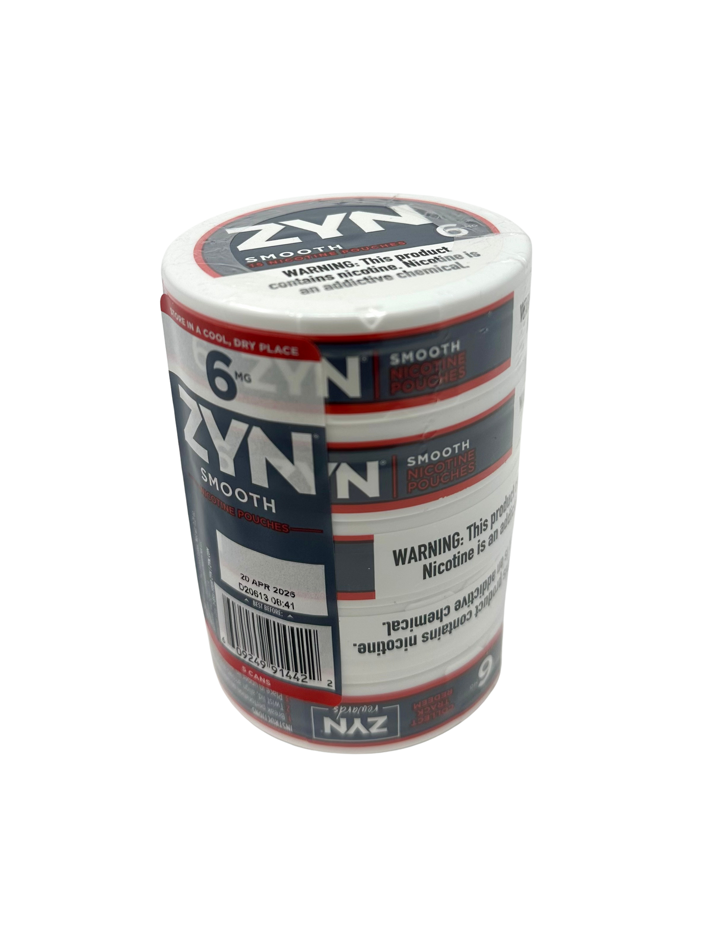 Zyn Nicotine Pouches 6mg Smooth