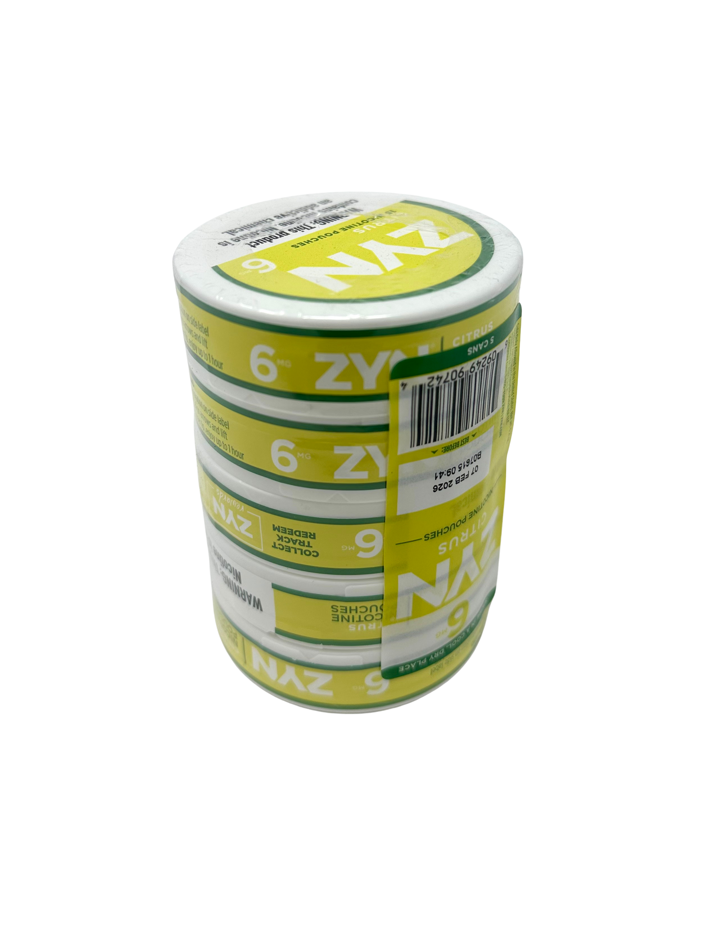 ZYN Nicotine Pouches 6mg Citrus