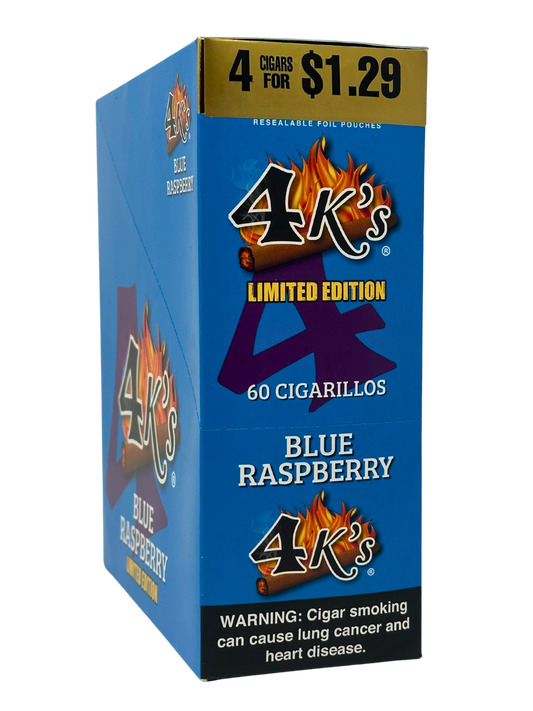 GT 4K Blue Raspberry Cigarillos 4/1.29 Box