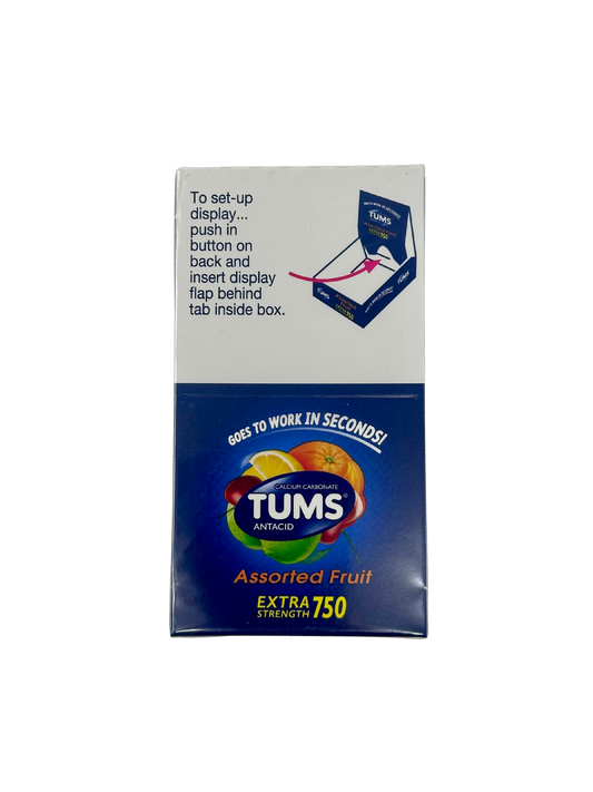 Tums Extra 750 Asst Fruit