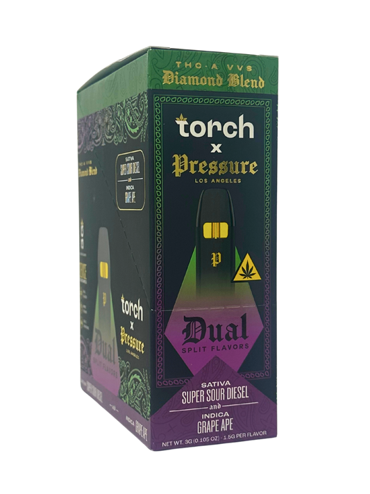Torch x Dual Pressure 3g Super Sour Diesel(S)/Grape Ape(I)