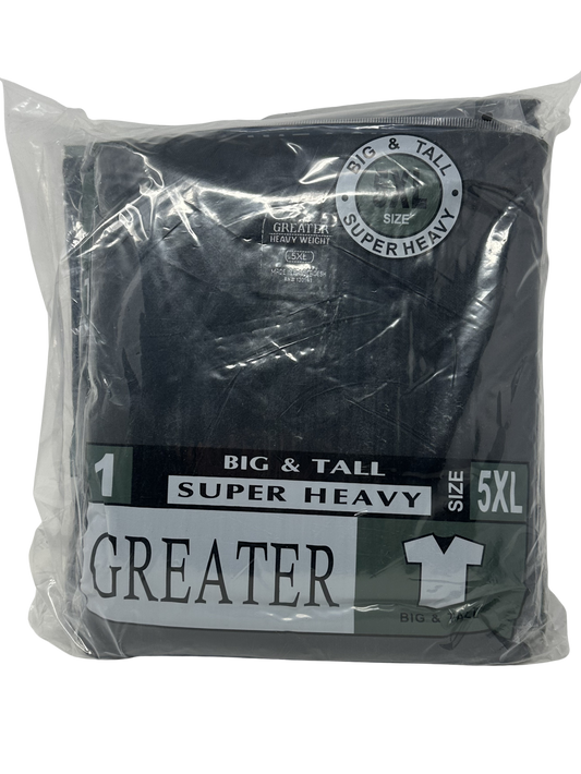 5X Black V-Neck Shirt