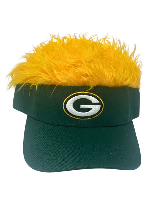 Green Bay Packer Flair Hair Visor