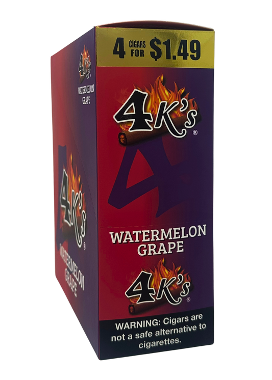 GT 4K Watermelon Grape Cigarillos 4/1.49 Box