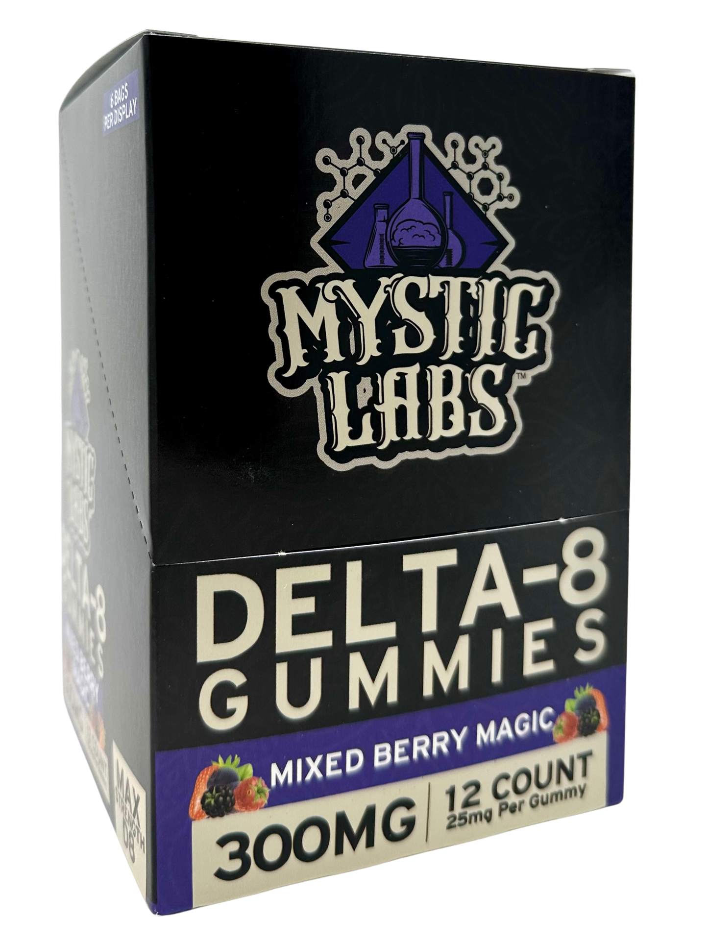 M.L. 300mg 12pk Berry D8 Gummies