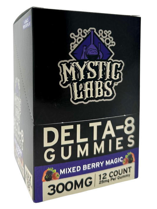 M.L. 300mg 12pk Berry D8 Gummies