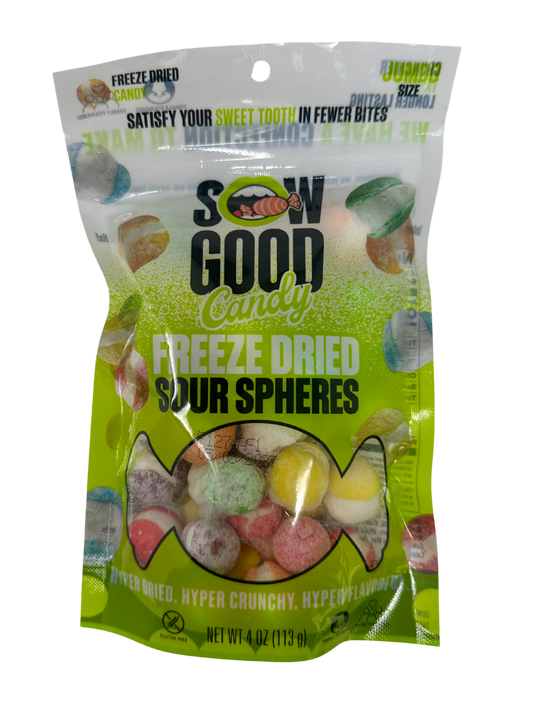 Sour Spheres Freeze Dried Candy 4oz