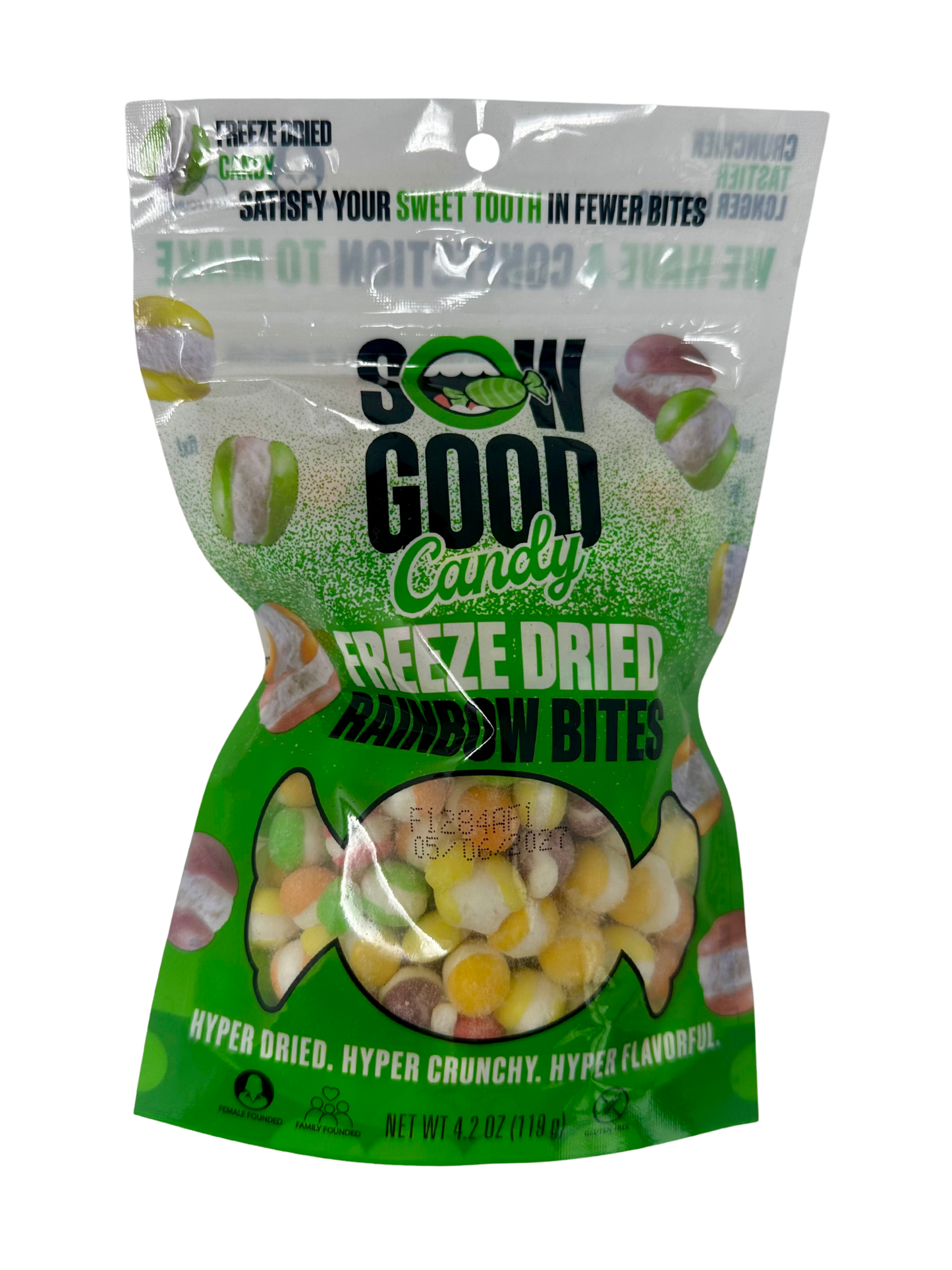 Rainbow Bites Freeze Dried Candy 4.2oz