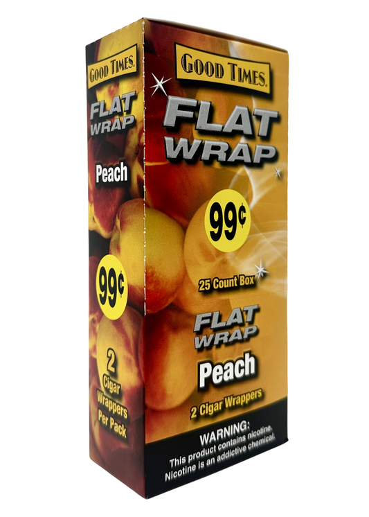 GT Peach 2/.99 Flat Wrap