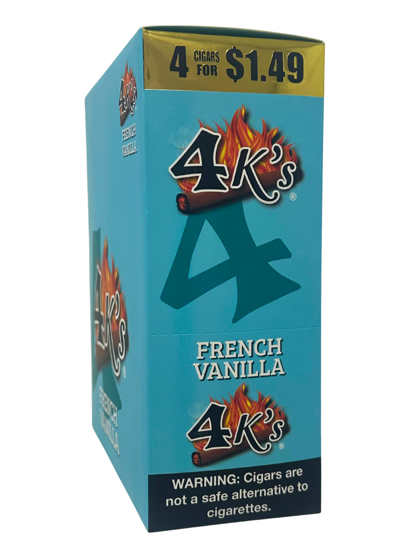 GT 4K French Vanilla Cigarillos 4/1.49 Box