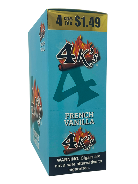 GT 4K French Vanilla Cigarillos 4/1.49 Box