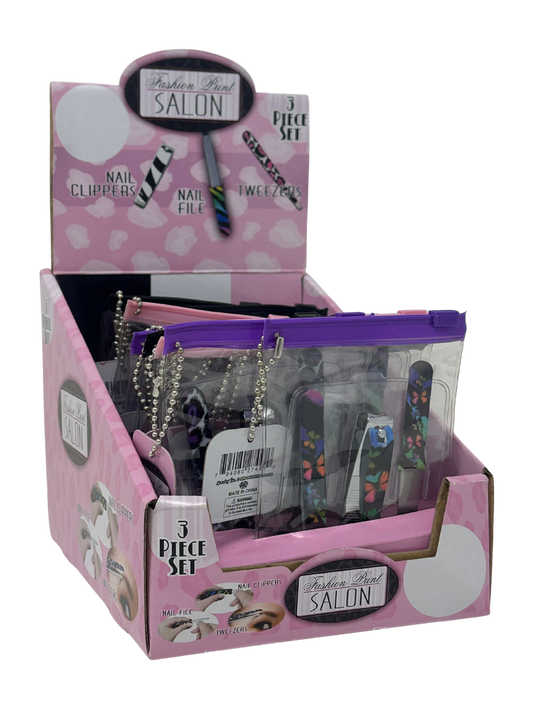 3 Piece Fashion Print Salon Set