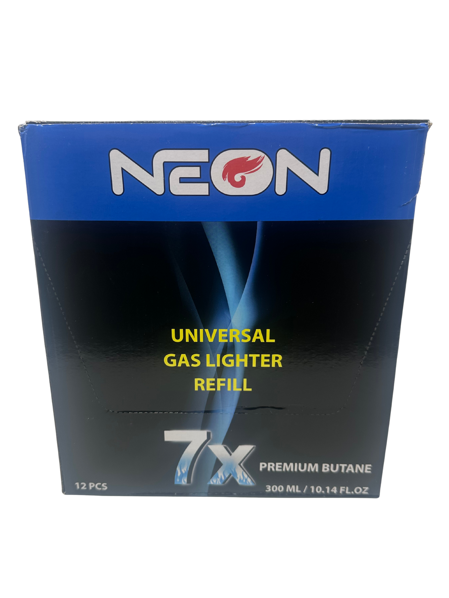 7X 300ml Neon Butane