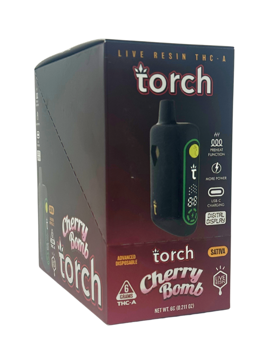 Torch 6g Pulse THC-A Live Resin Cherry Bomb (Sat)