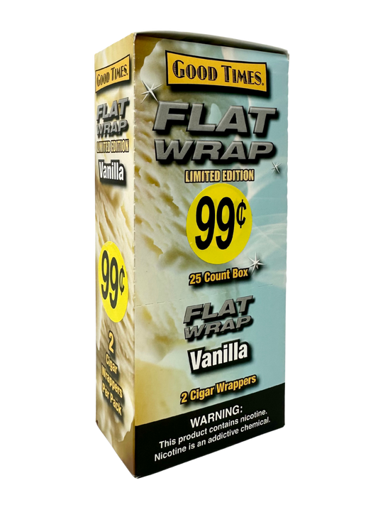 GT Vanilla 2/.99 Flat Wrap