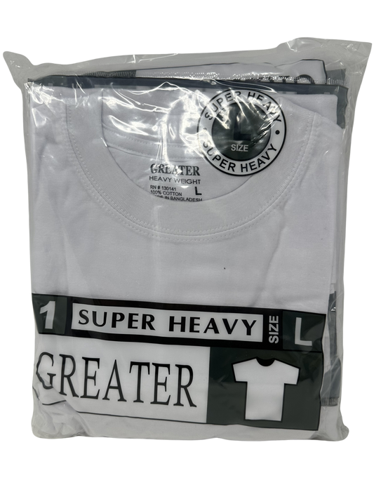Lg White R-Neck Shirt