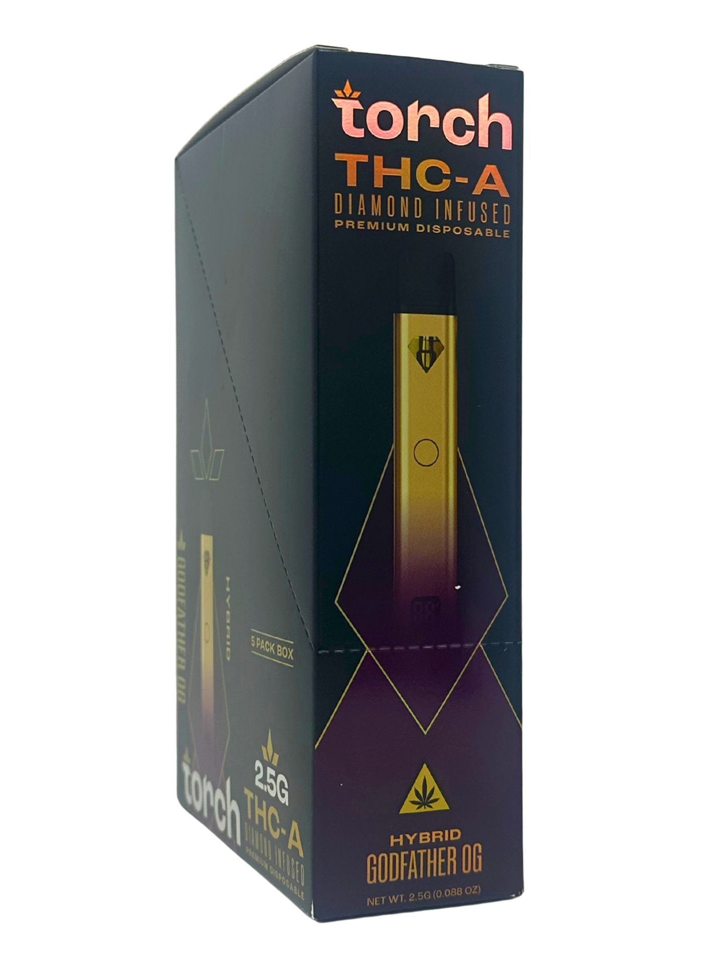 Torch 2.5g THCa Diamond Infused Godfather OG (Hyb)