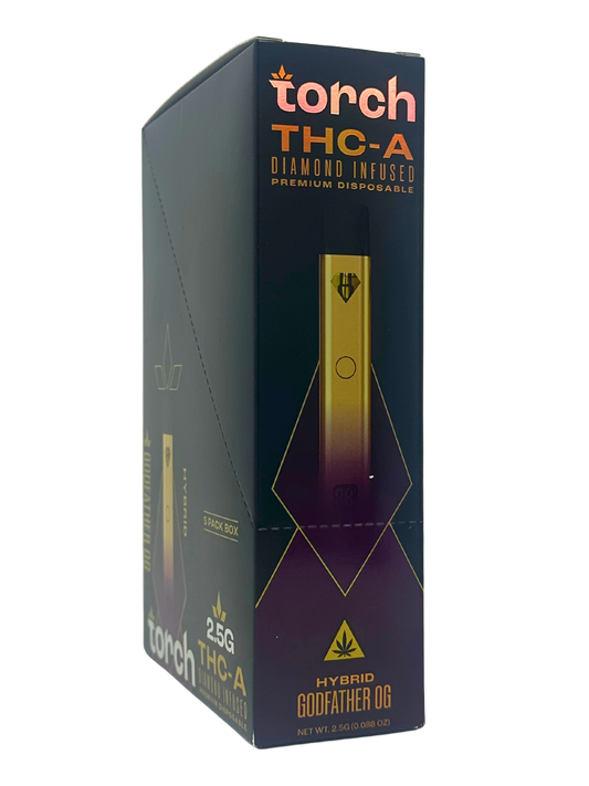 Torch 2.5g THCa Diamond Infused Godfather OG (Hyb)