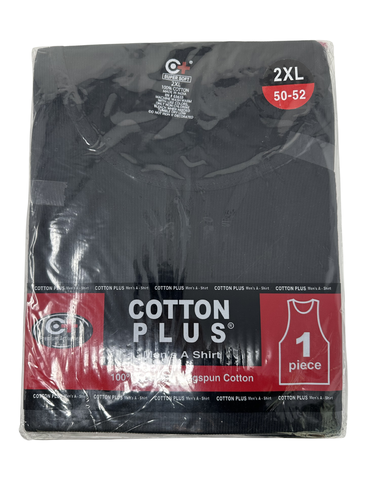 2X Black A-Shirt