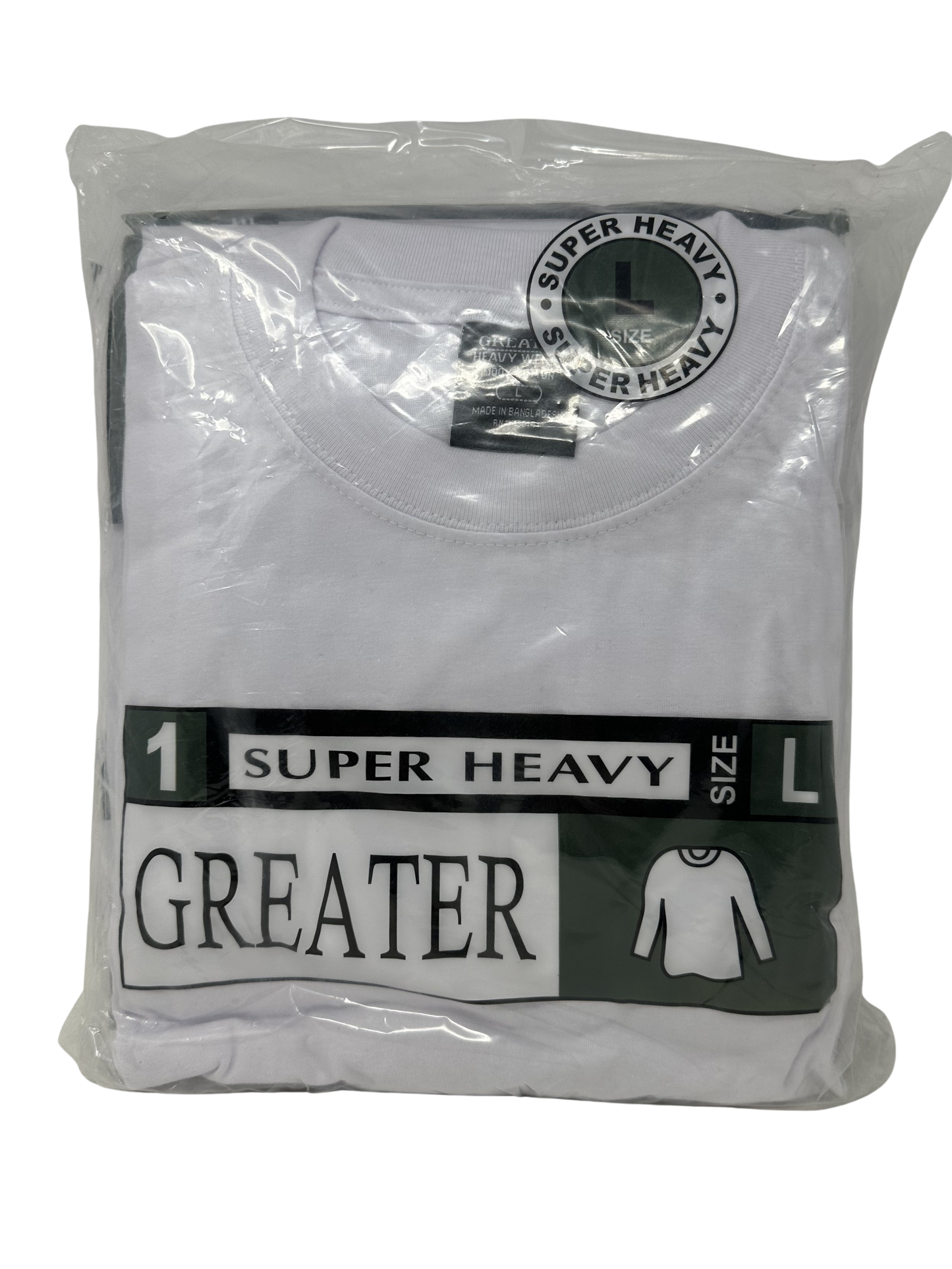 Lg White Long Sleeve
