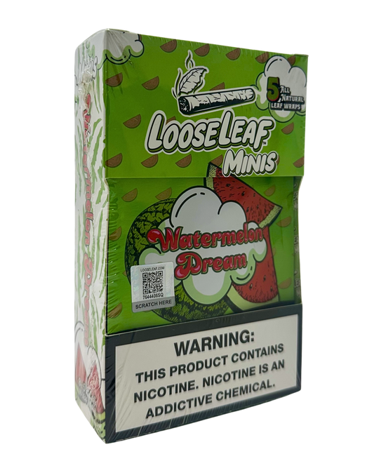 LooseLeaf Minis All Nat 5pk Wraps Watermelon Dream