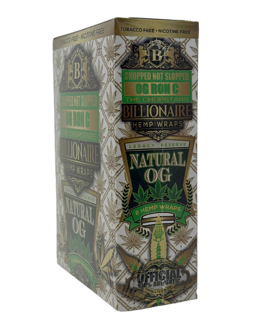 Billionaire OG Ron C Natural OG Hemp Wrap 2pk